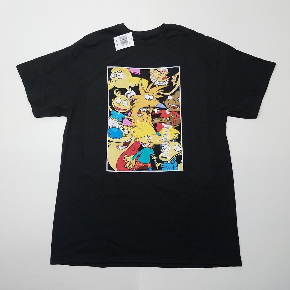 Nickelodeon Classic Cartoons T-Shirt | New Large